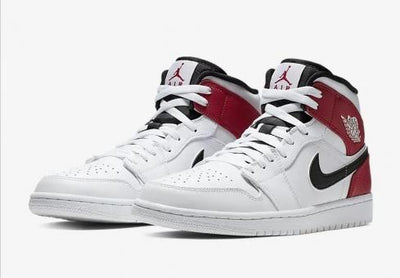 AJ 1 - White Black Gym Red
