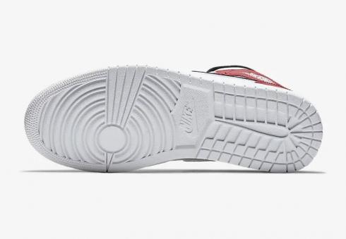 AJ 1 - White Black Gym Red