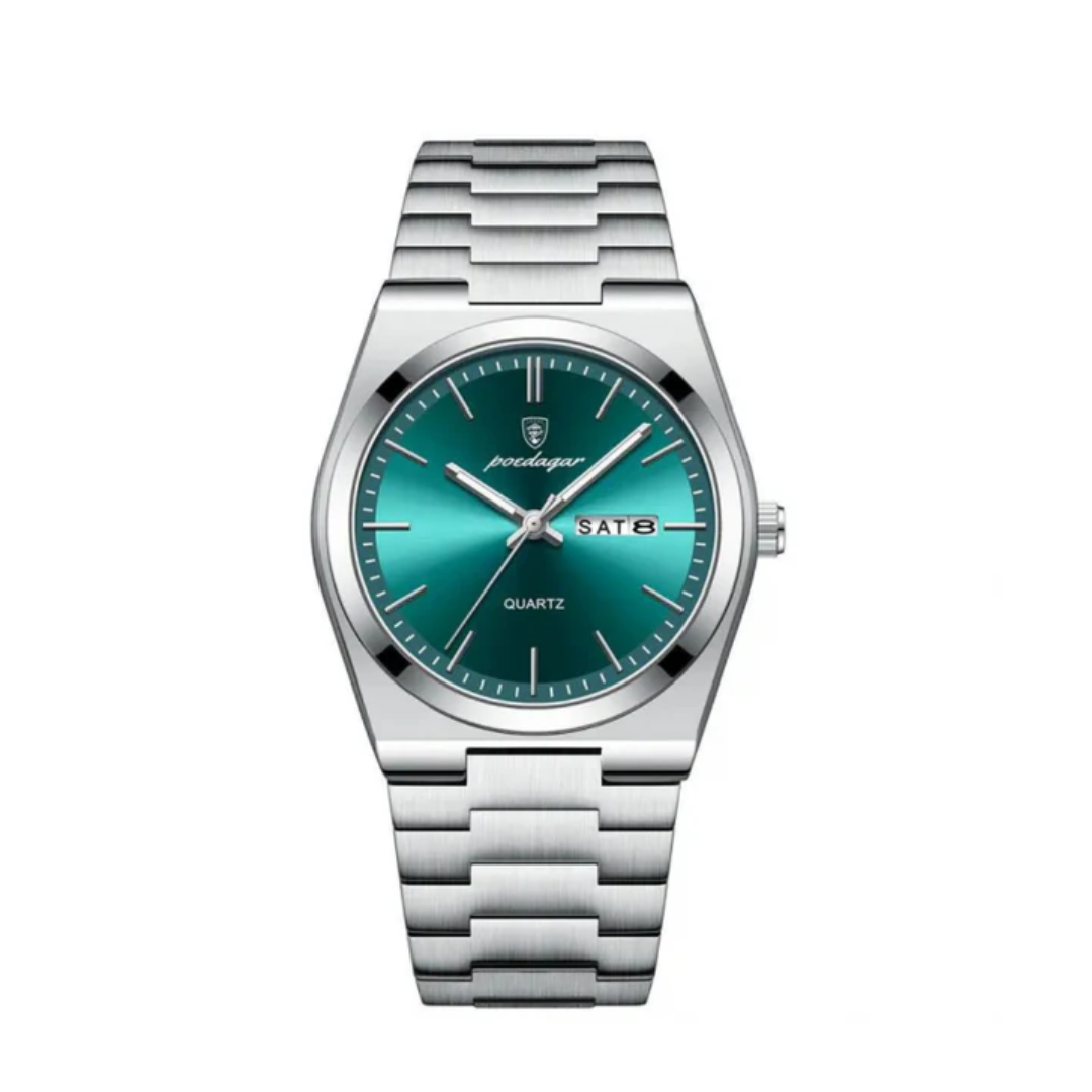Emerald Steel Watch - Green