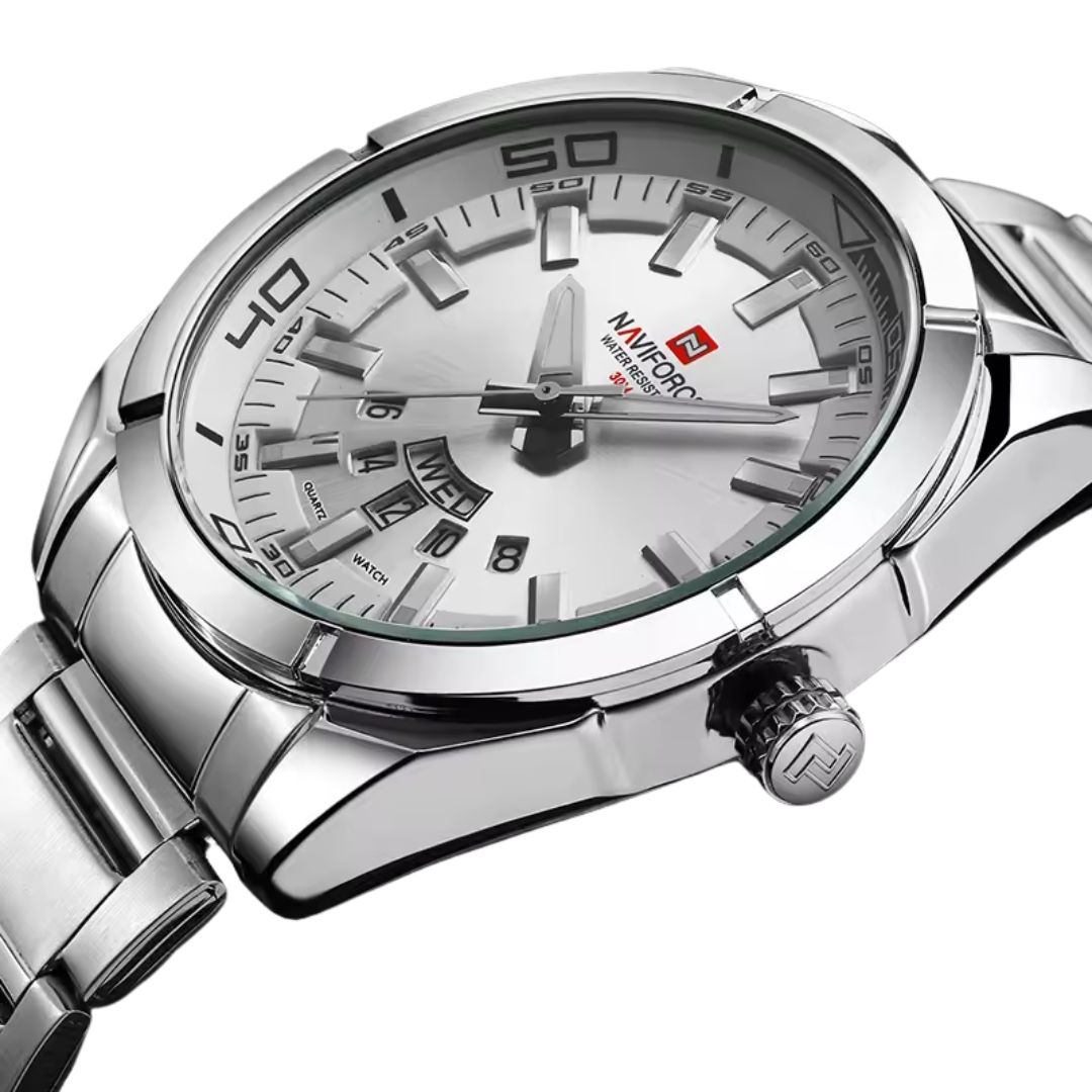 SilverTrack DayDate Watch