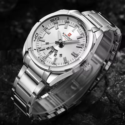 SilverTrack DayDate Watch