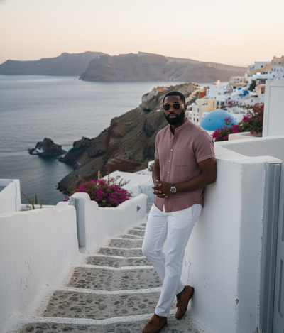 Mandarin Breeze Shirt – Purple