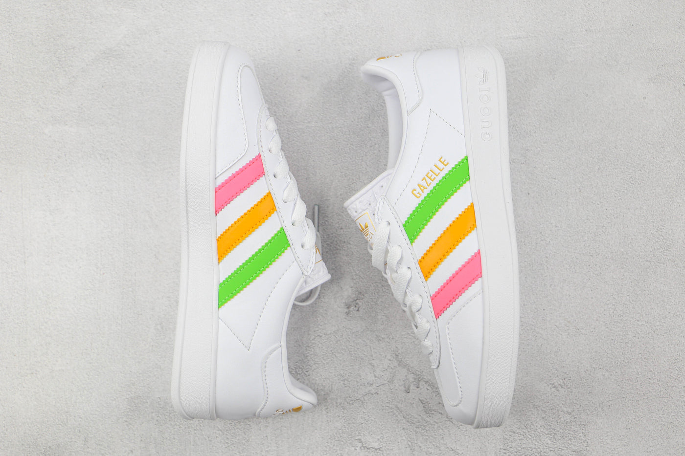 GC Gazelle Sneaker – White/Multicolor