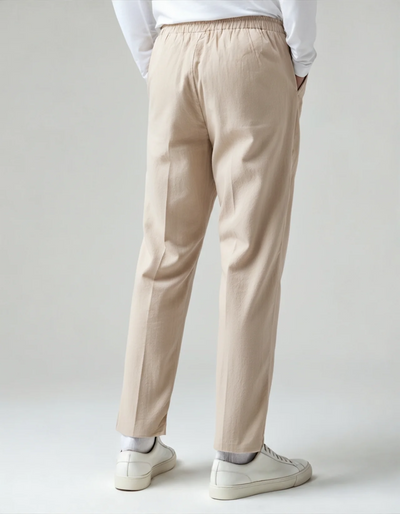 Linen Ease Pants – Beige