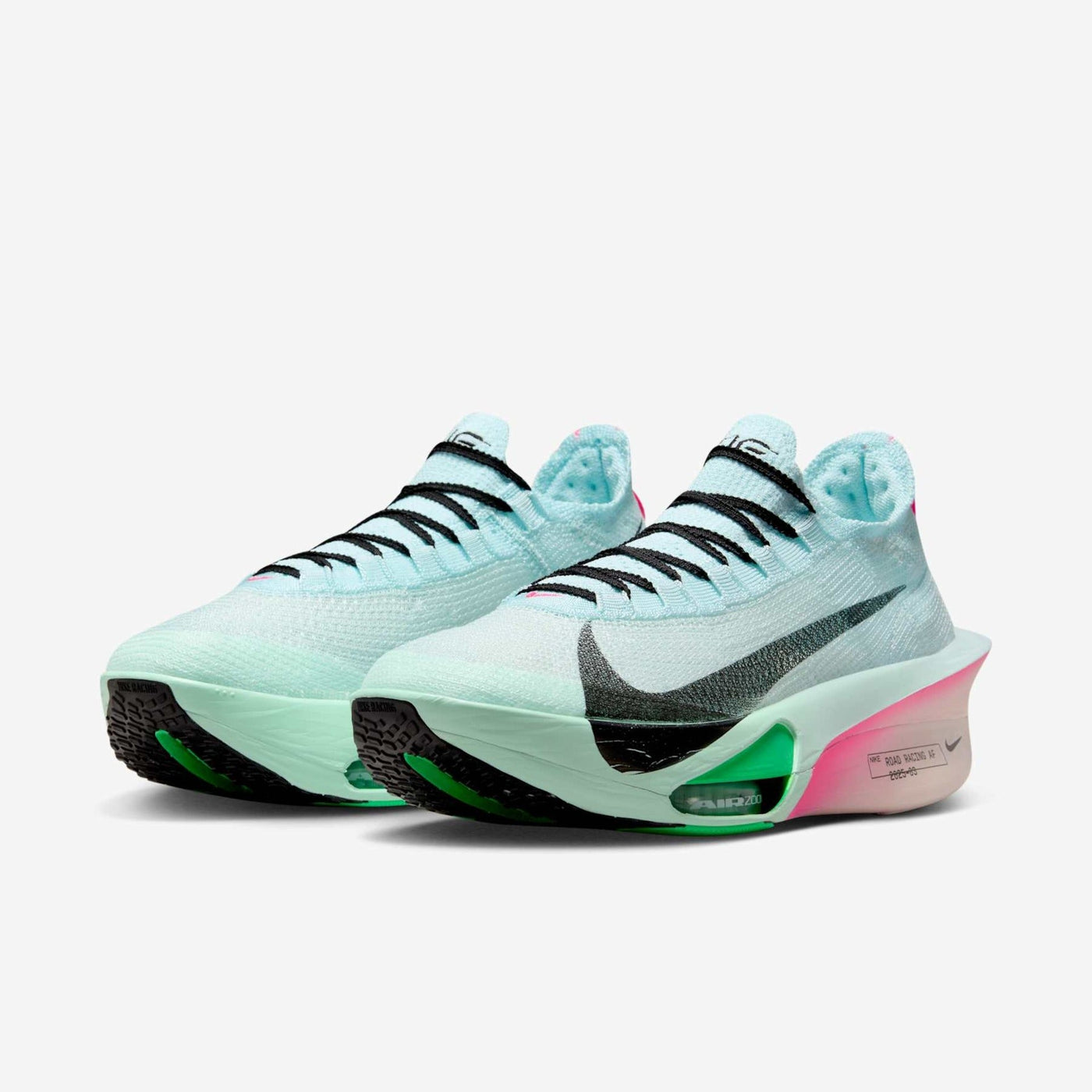 NK Air Zoom Alphafly 3 – Glacier Blue/Black Pink Blast