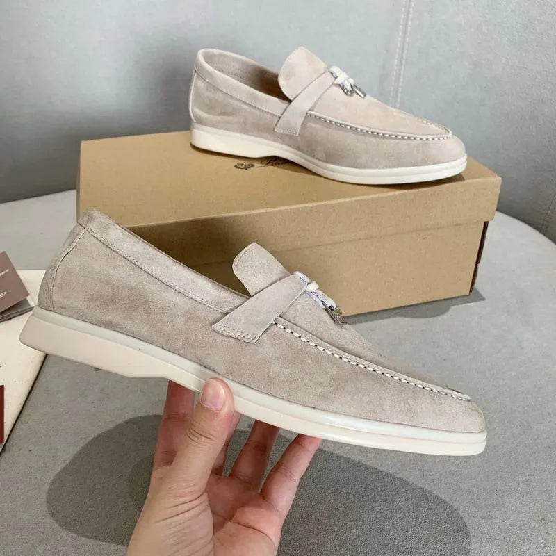LRP Summer Walk Loafers – Light Beige Suede