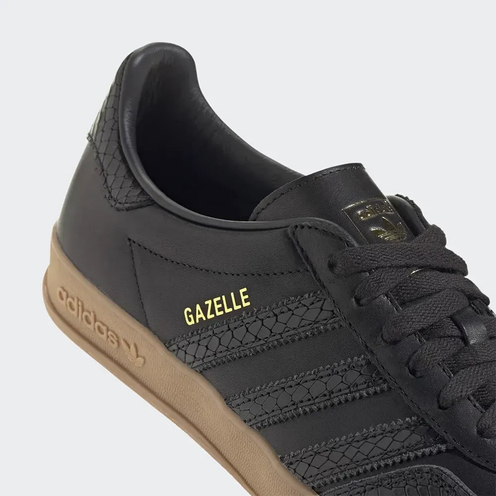 Ad Gazelle Indoor - Black Snakeskin
