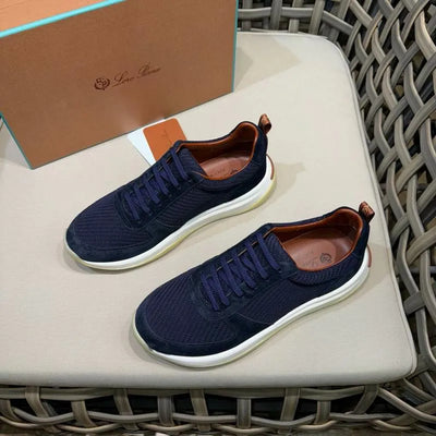 LRP 360 Flexy Walk Sneakers – Navy Suede & Technical Fabric