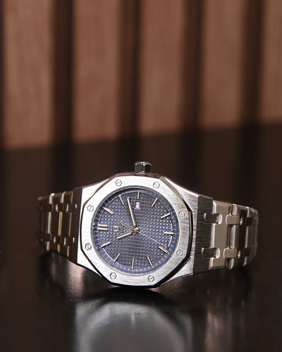 Octagon Steel Watch – Blue