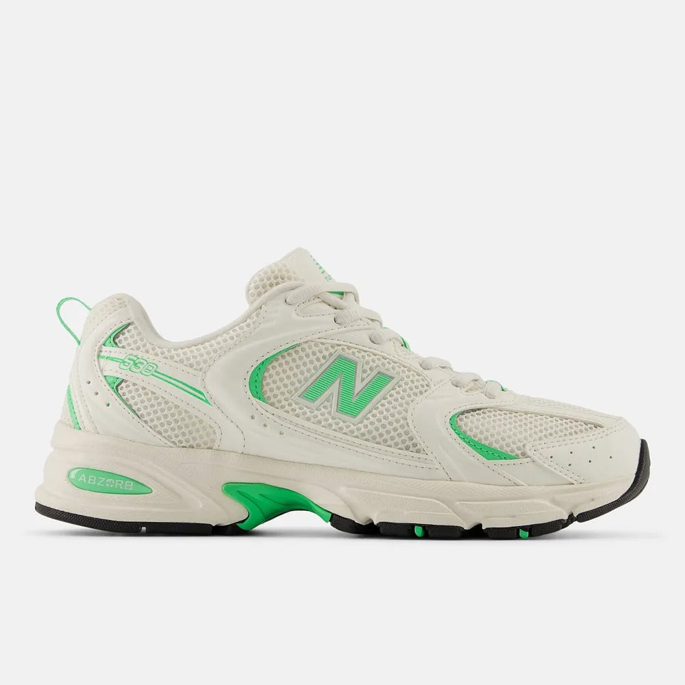 NB 530 – Light Beige/Light Green