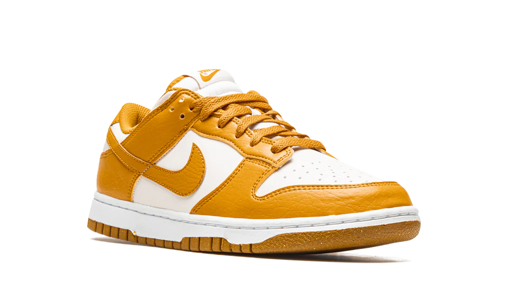 NK Dunk Low Next Nature Phantom Gold Suede