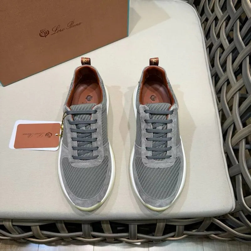 LRP 360 LP Walk Sneakers – Grey Suede & Mesh