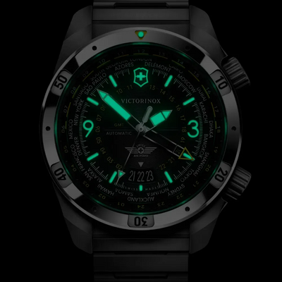 AeroMaster GMT Tactical Watch – Steel Edition