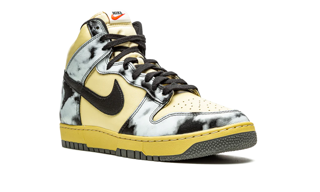 NK Dunk High Black Acid Wash