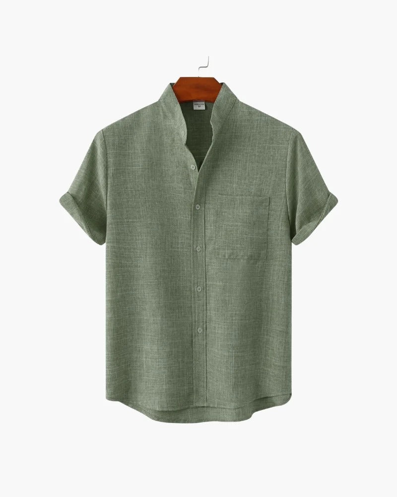 Mandarin Breeze Shirt – Green