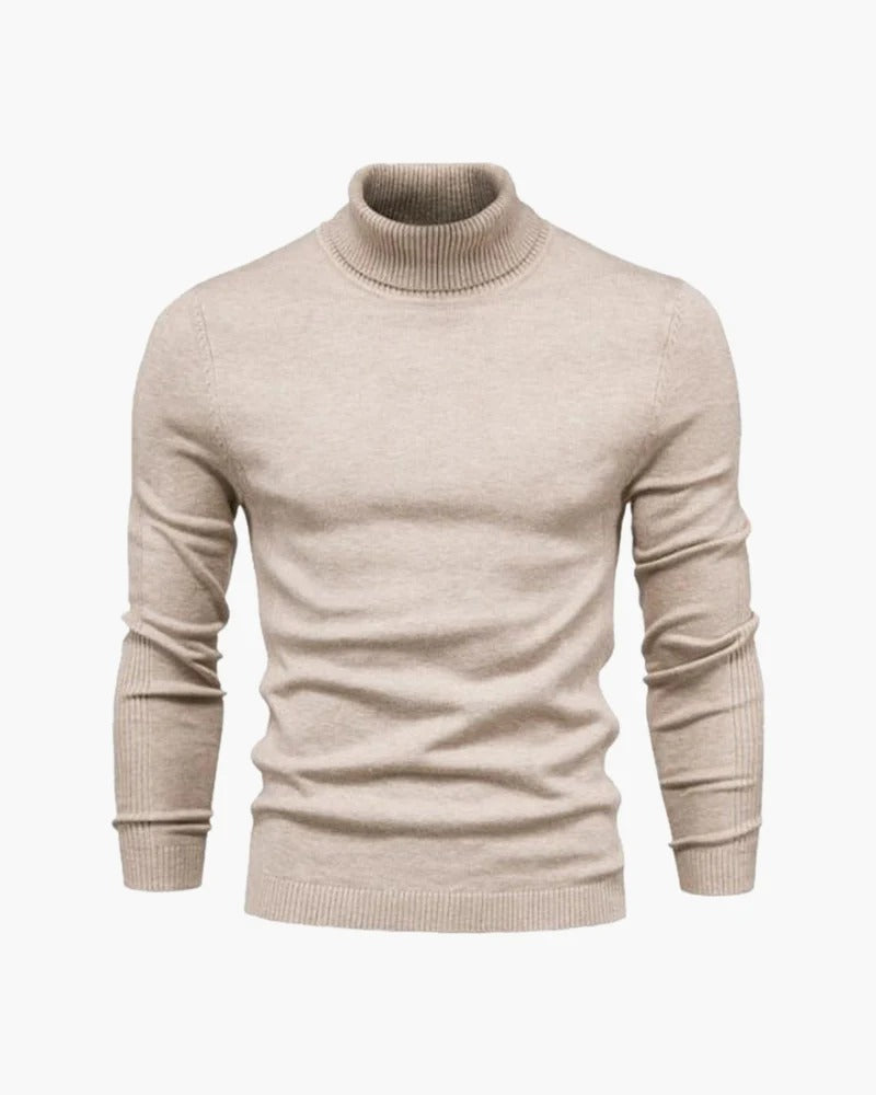 Urban Knit Turtleneck – Beige