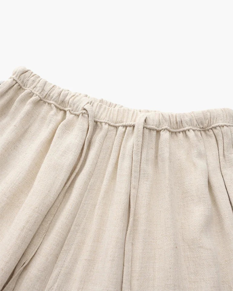 Linen Ease Pants – Beige