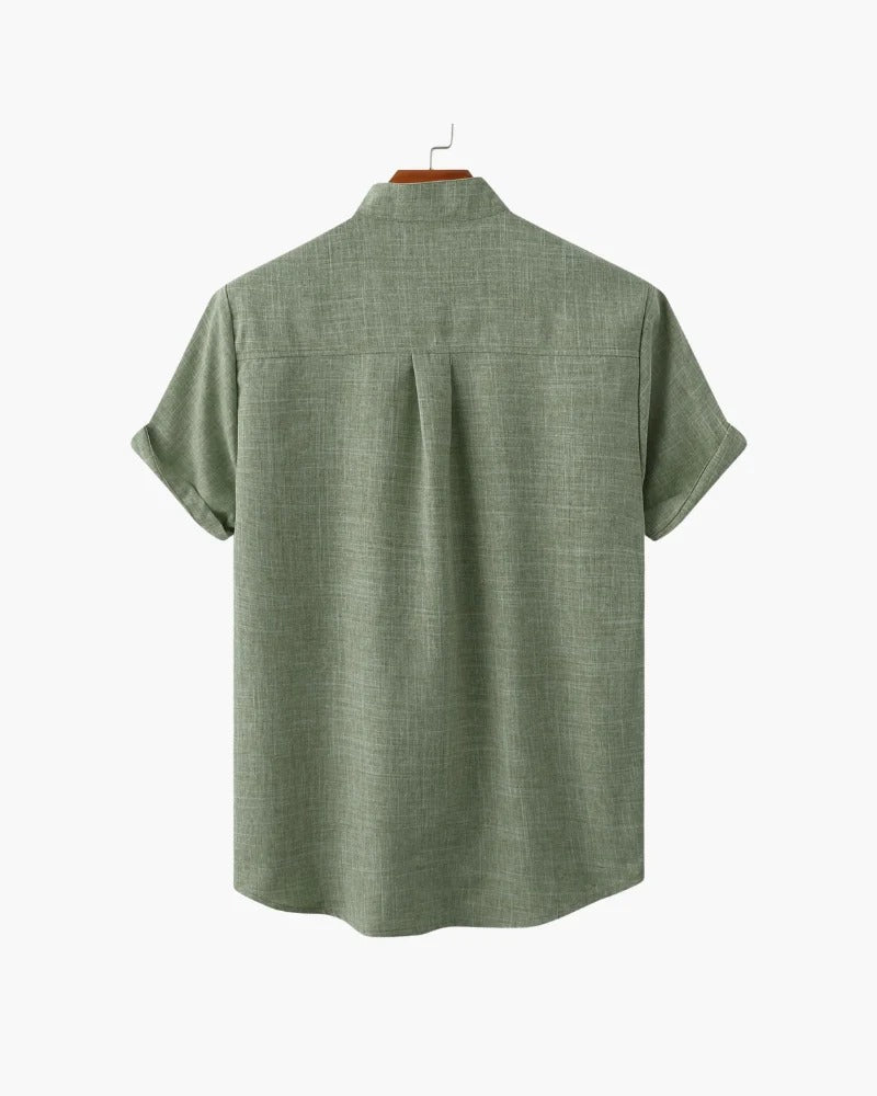Mandarin Breeze Shirt – Green