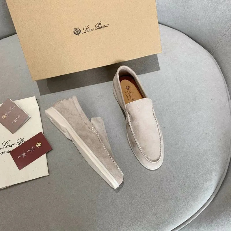 LRP Summer Walk Loafers – Beige Suede