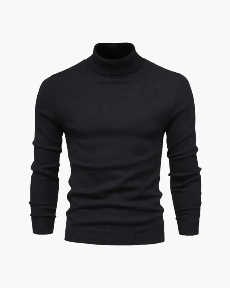Urban Knit Turtleneck – Black