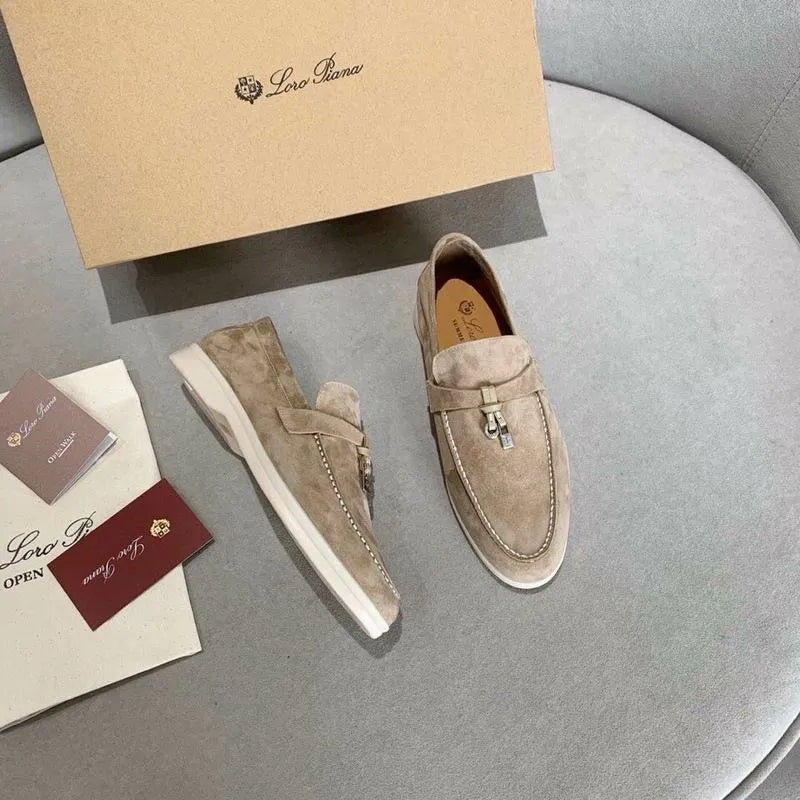 LRP Summer Walk Loafers – Beige Suede