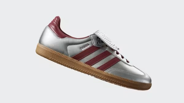 Ad Samba LT Silver Metallic/ Preloved Ruby/ Gum