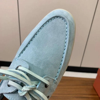 LRP Summer Walk Boat Shoes – Suede Sky Blue