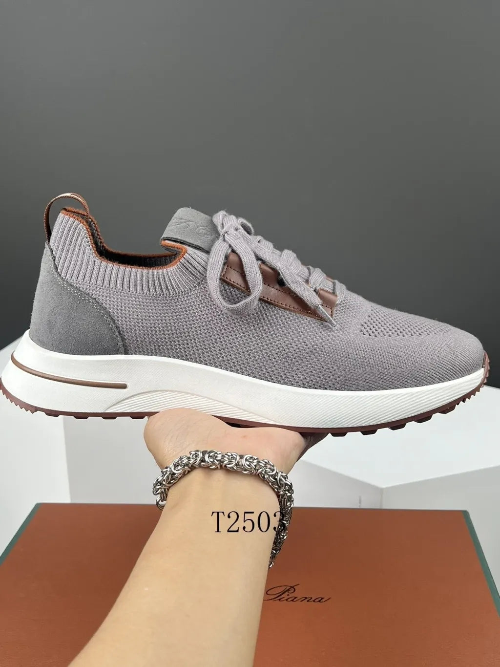 LRP 360 LP Flexy Walk Sneakers – Grey Knit