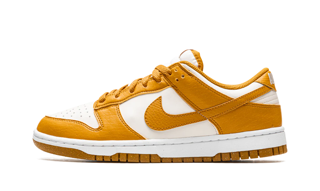 NK Dunk Low Next Nature Phantom Gold Suede