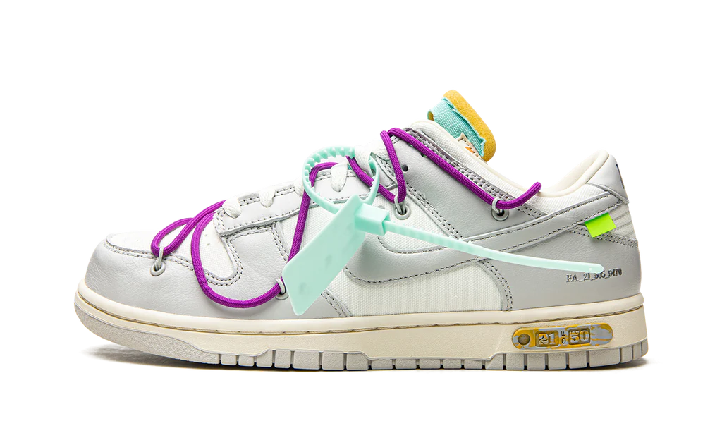 NK Dunk Low Off White Lot 21:50