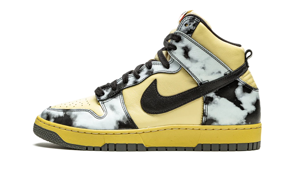 NK Dunk High Black Acid Wash