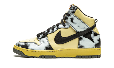 NK Dunk High Black Acid Wash