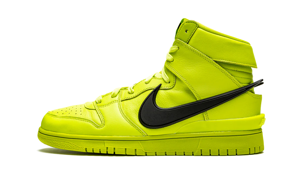 NK Dunk High Ambush Flash Lime