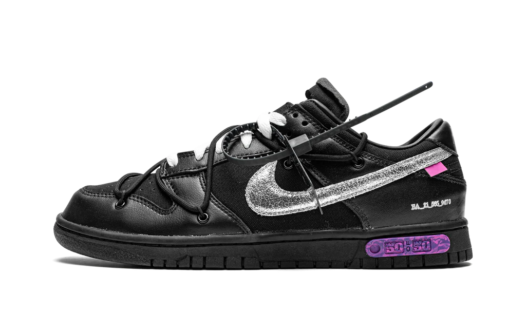 NK Dunk Low Off White Lot 50:50