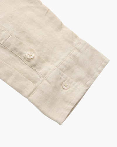 Linen Breeze Shirt - Sand