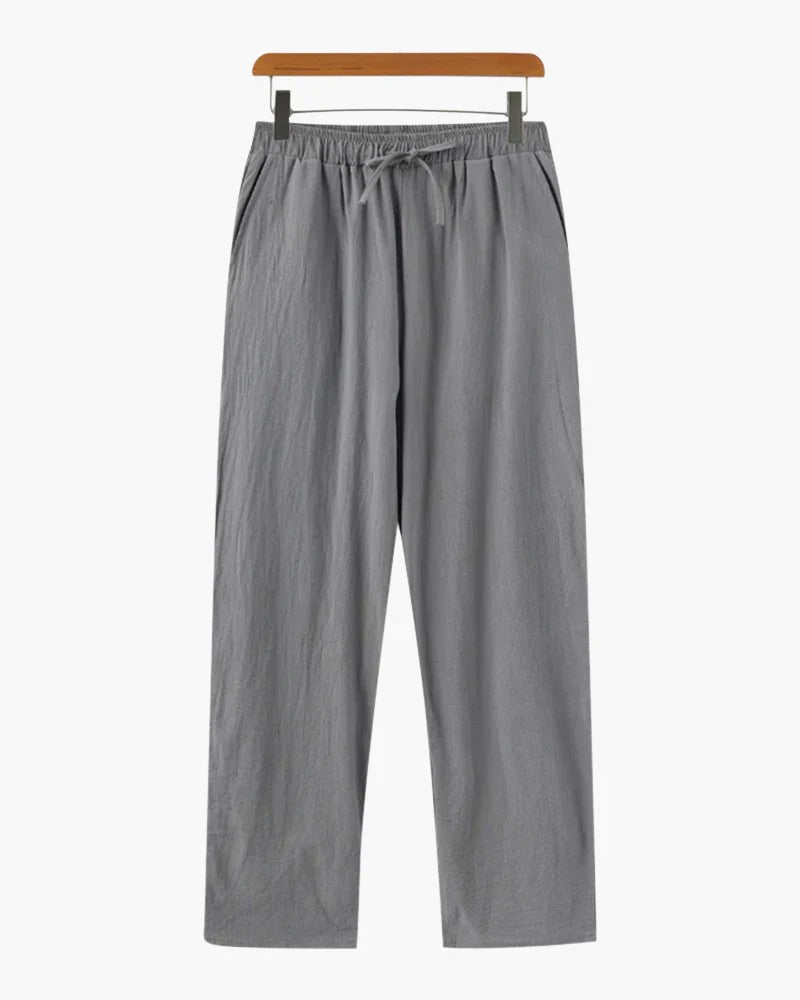 Linen Ease Pants – Gray