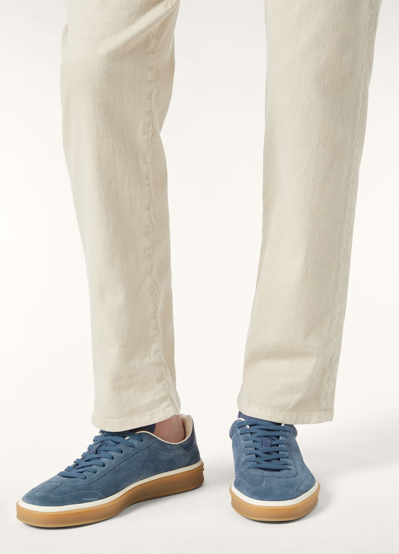 LP Walk Sneaker Suede Calf Split – Black Figs