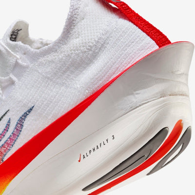 NK Air Zoom Alphafly 3 – White/Red