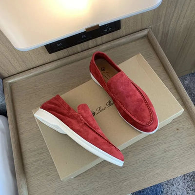 LRP Summer Walk Loafers – Suede Ruby Red