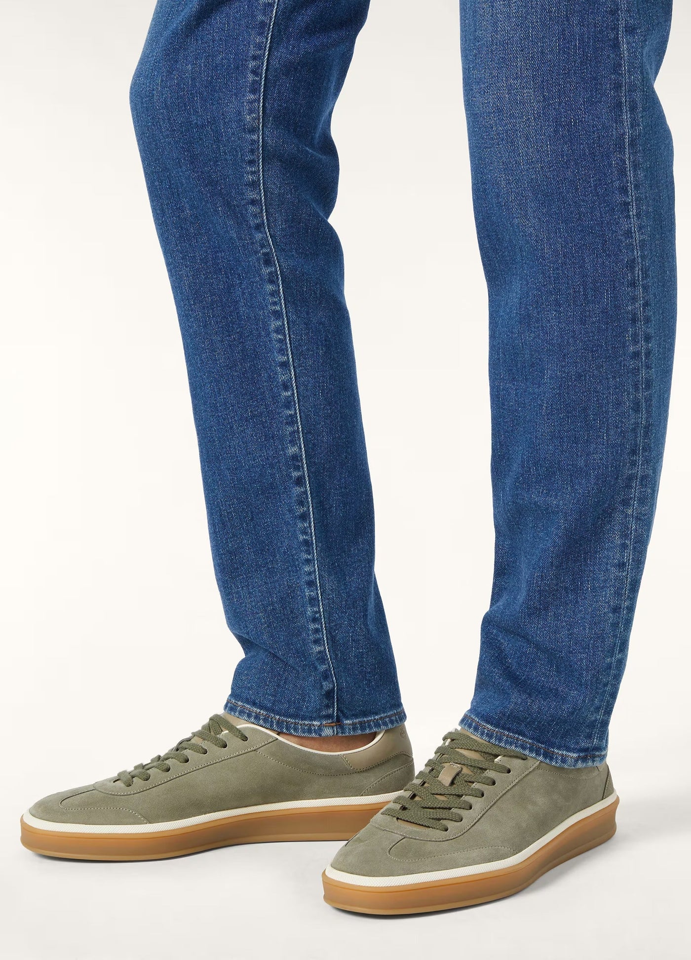 LP Walk Sneaker Suede Calf Split – Army Gray