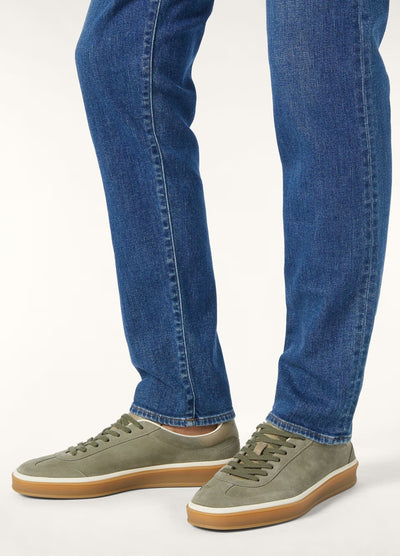 LP Walk Sneaker Suede Calf Split – Army Gray