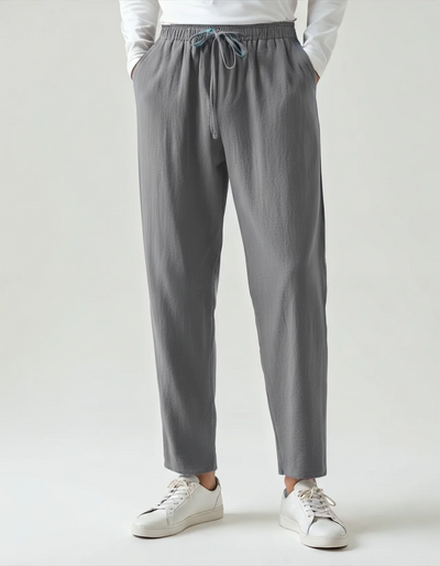 Linen Ease Pants – Gray