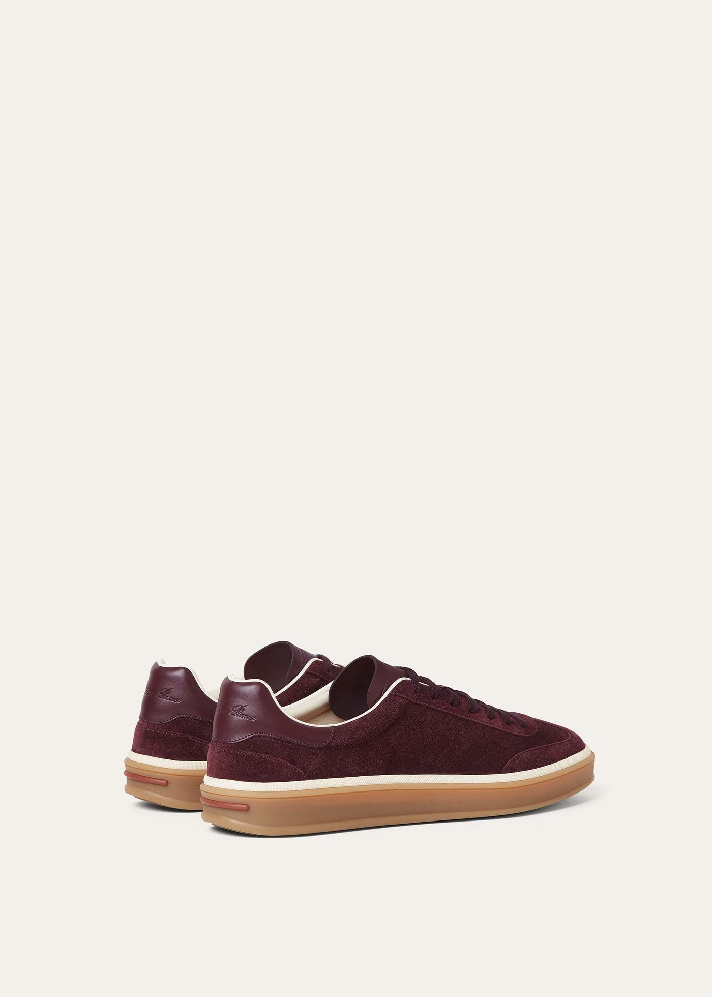 LP Walk Sneaker Suede Calf Split – Very Dark Maroon
