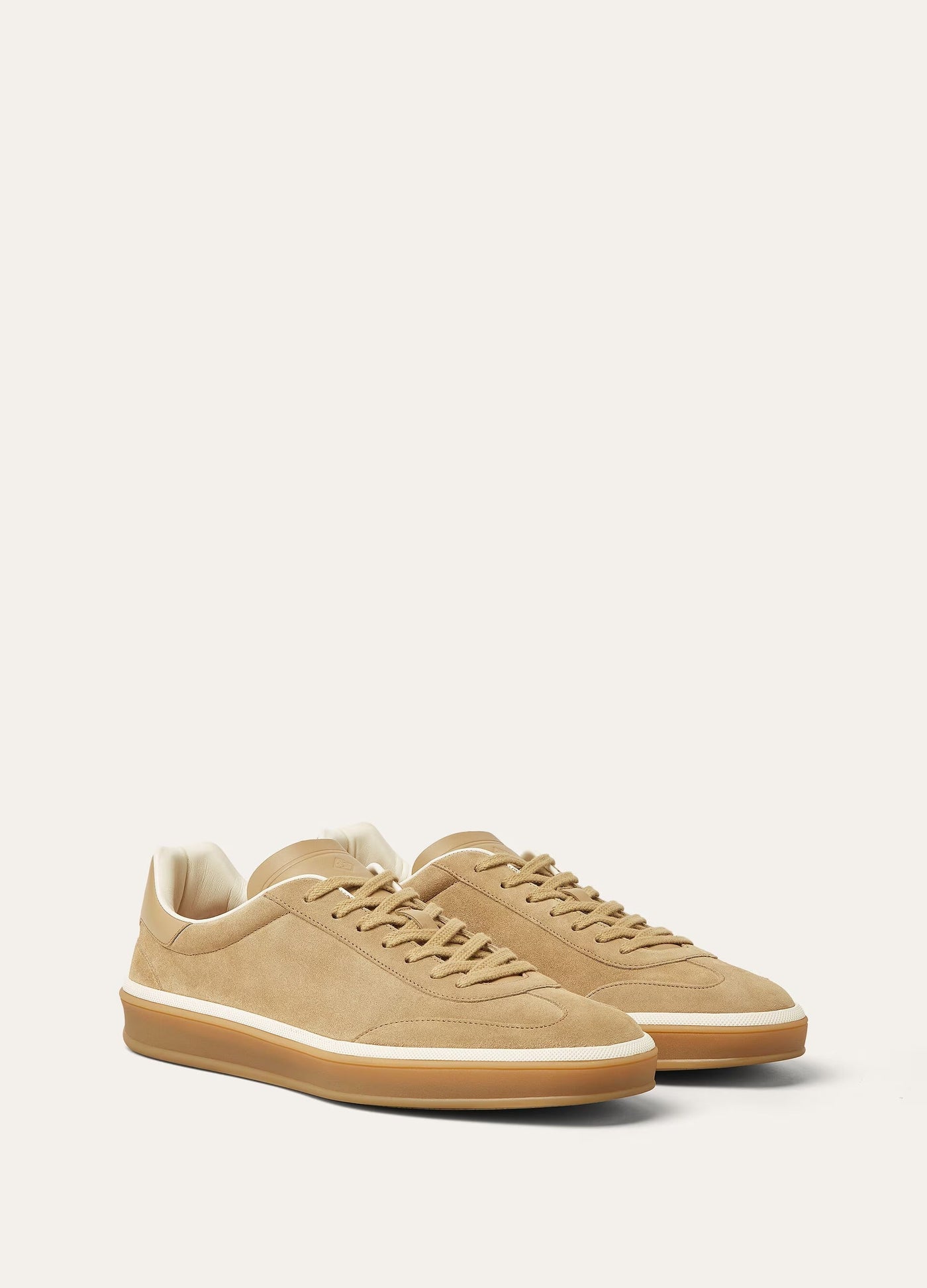 LP Walk Sneaker Suede Calf Split – Light Wood Smoke