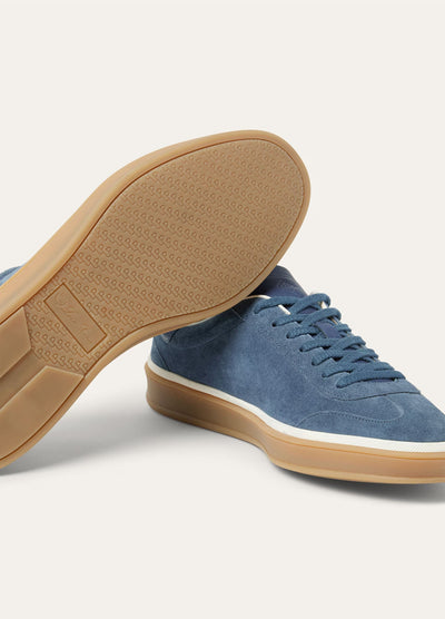 LP Walk Sneaker Suede Calf Split – Black Figs