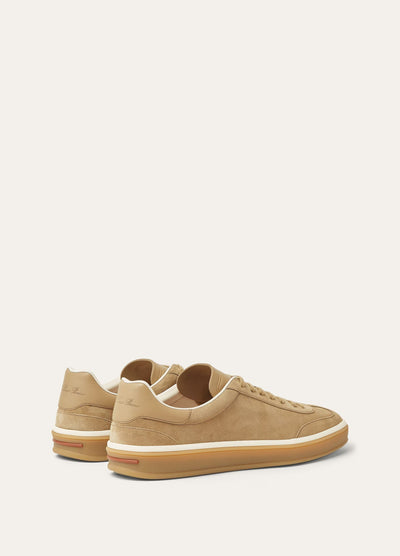 LP Walk Sneaker Suede Calf Split – Light Wood Smoke
