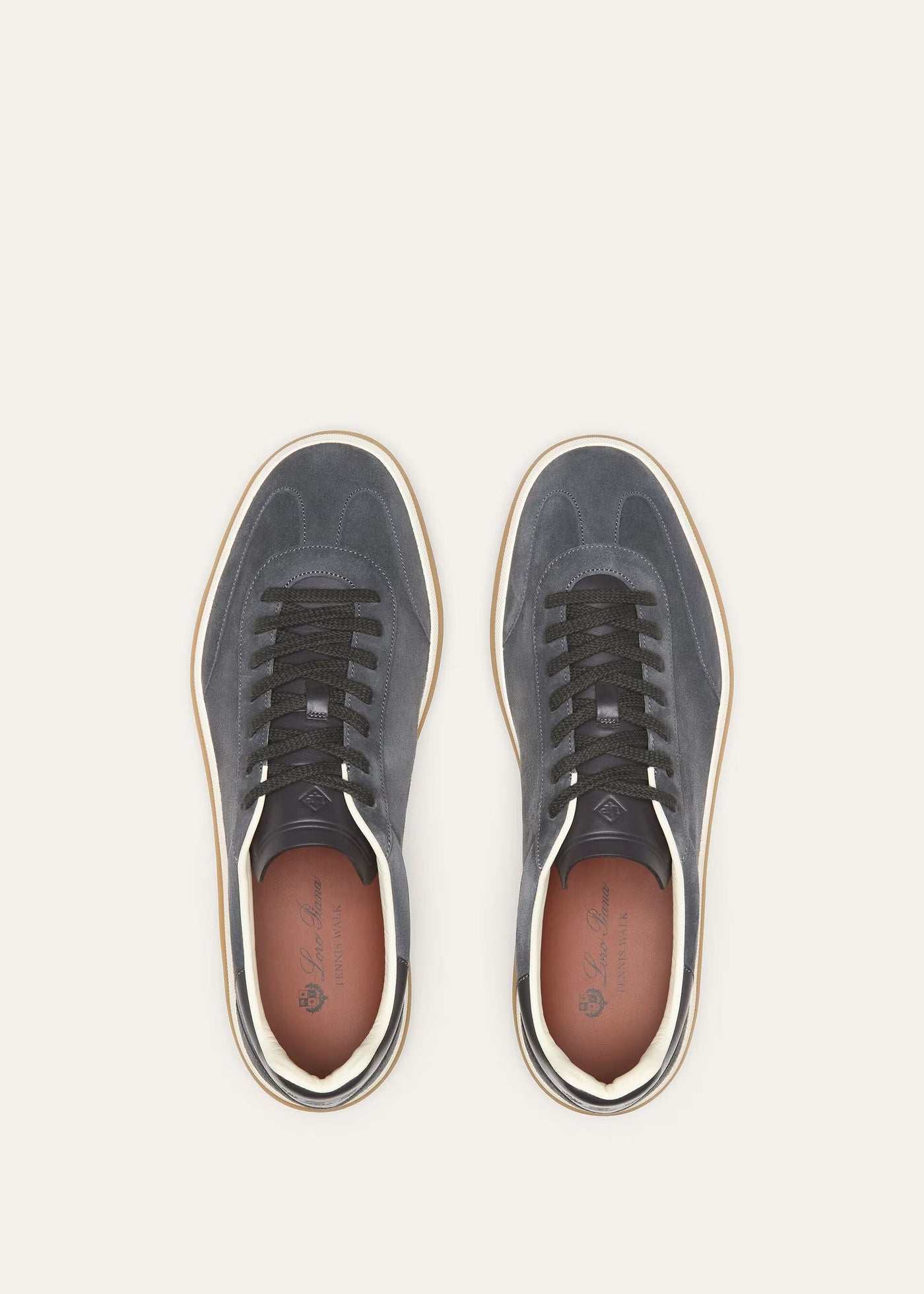 LP Walk Sneaker Suede Calf Split – Obsidian Grey