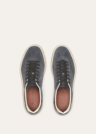 LP Walk Sneaker Suede Calf Split – Obsidian Grey