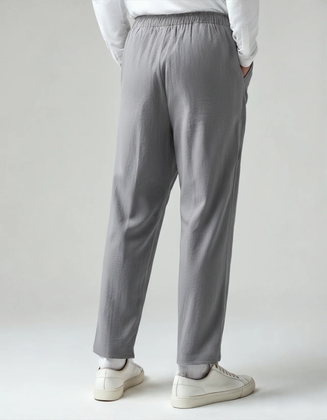 Linen Ease Pants – Gray