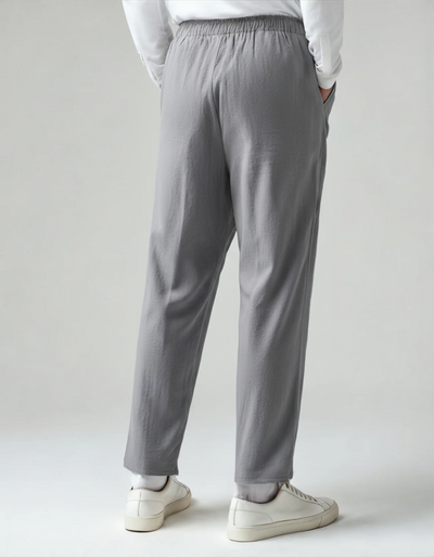 Linen Ease Pants – Gray